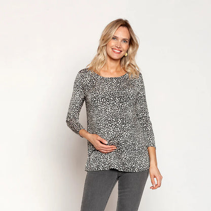 Polera de Lactancia - Leopardo | Nala Maternity