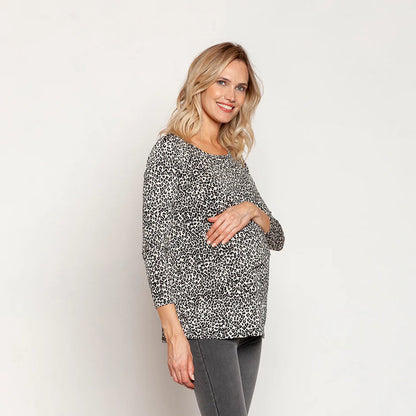 Polera de Lactancia - Leopardo | Nala Maternity