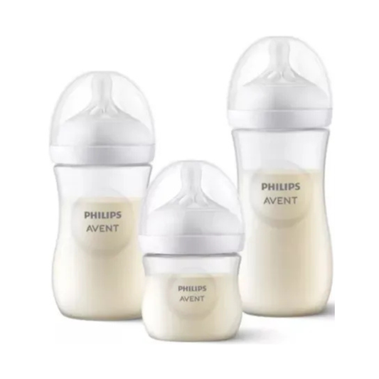 Set Triple Mamaderas Natural Response - Traslúcido | Philips Avent
