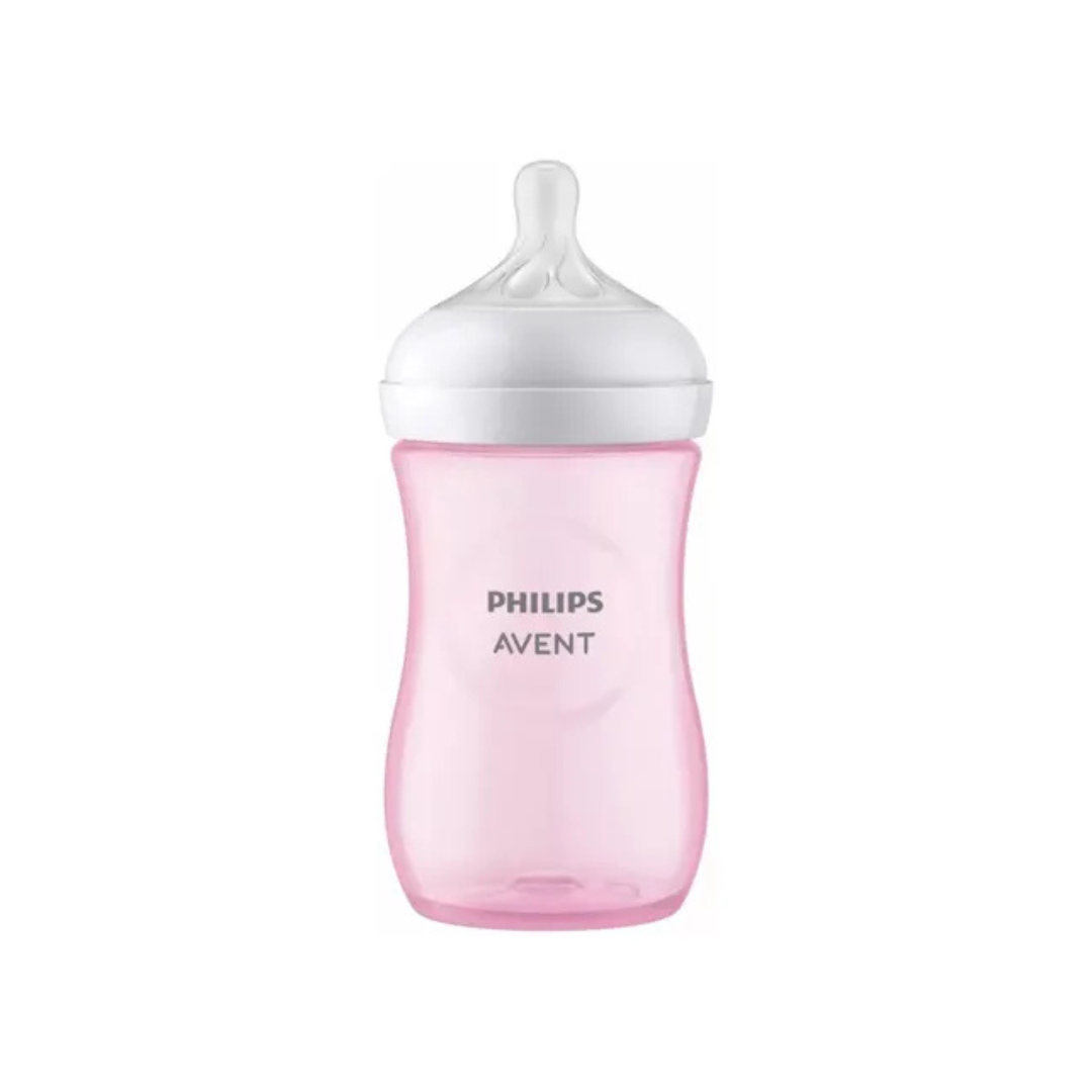 Set Triple Mamaderas Natural Response - Rosa | Philips Avent