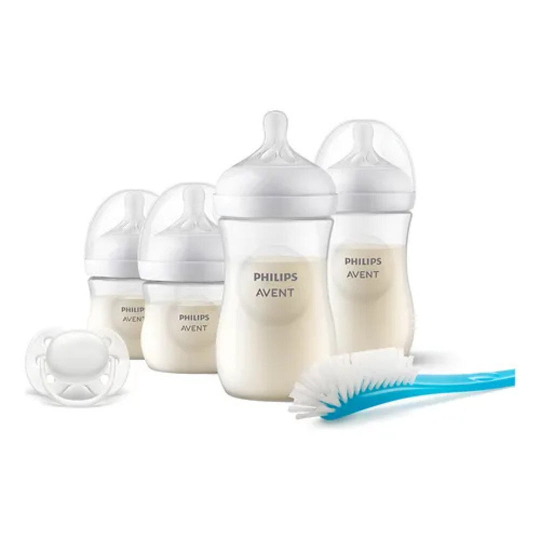 Set Mamaderas Natural Response con Cepillo y Chupete 0-2 meses | Philips Avent