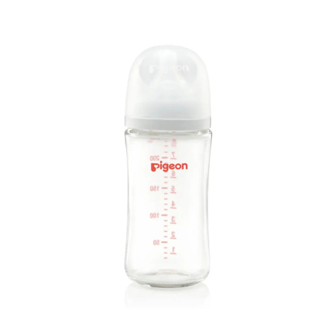 Mamadera Softouch Boca Ancha - Vidrio | Pigeon