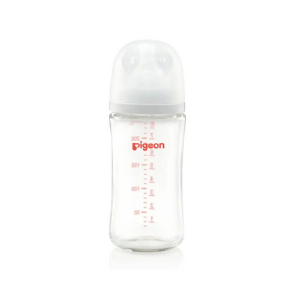 Mamadera Softouch Boca Ancha - Vidrio | Pigeon