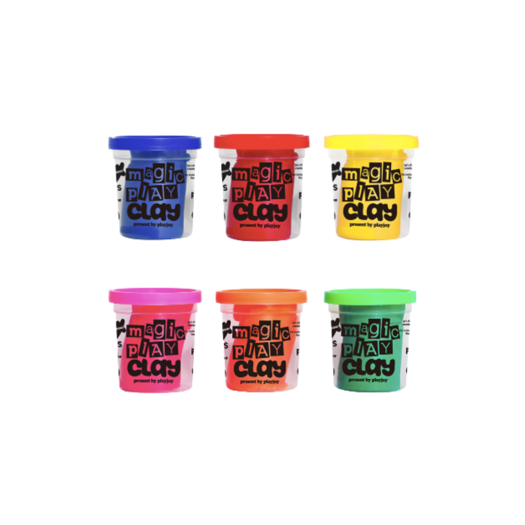 Pack 6 Pasticinas - Colores Vivos | Playjoy