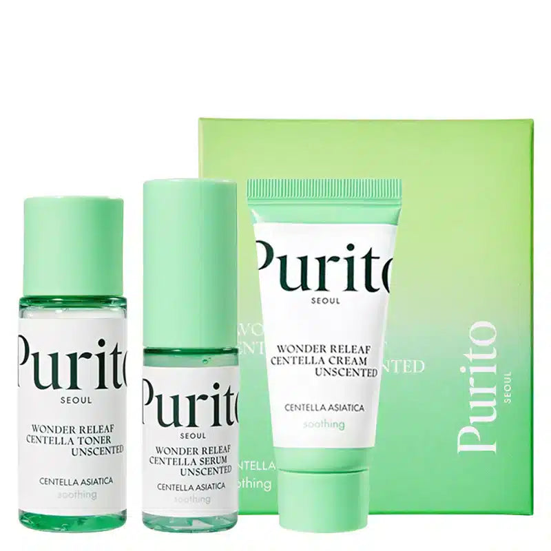 Purito Wonder Releaf Centella Mini Kit Unscented