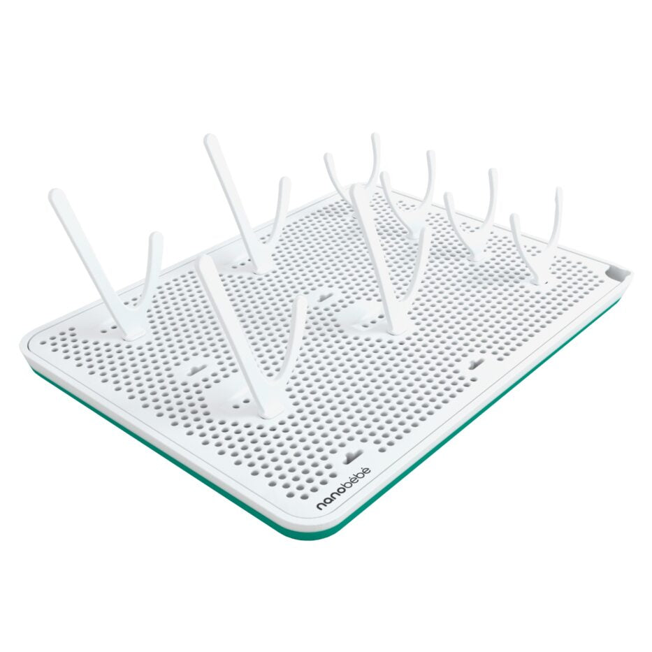 Rack de Secado para Mamaderas - Turquesa | Nanobebé