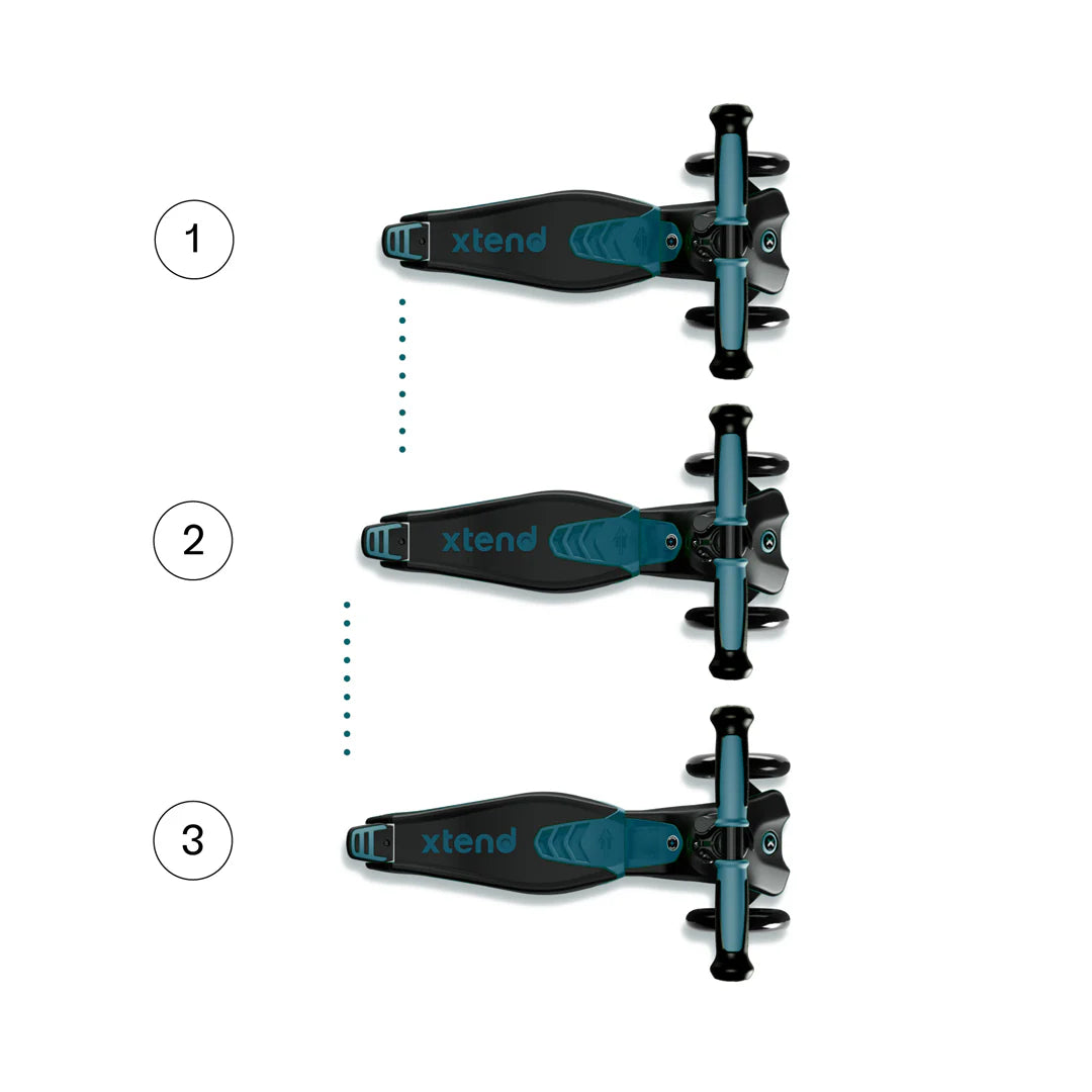 Xtend Ride-on 3 en 1 (1-12 años) - Teal | Smartrike