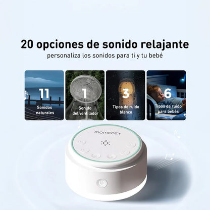 Máquina de Ruido Blanco Portátil | MomCozy