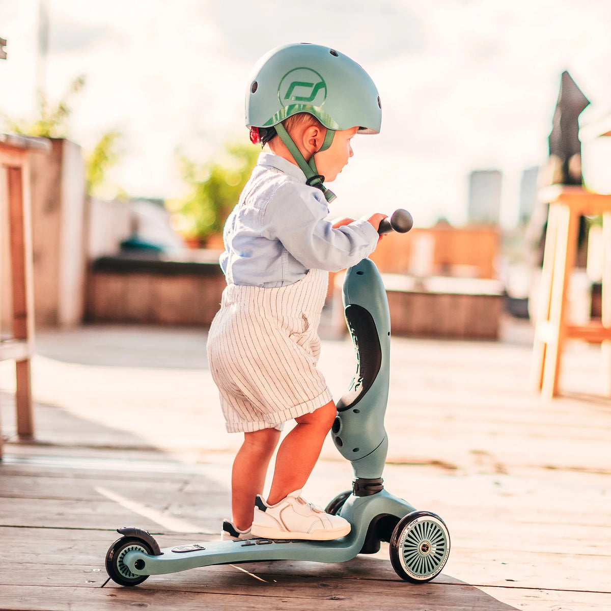 Casco Ajustable - Acero | Scoot and Ride