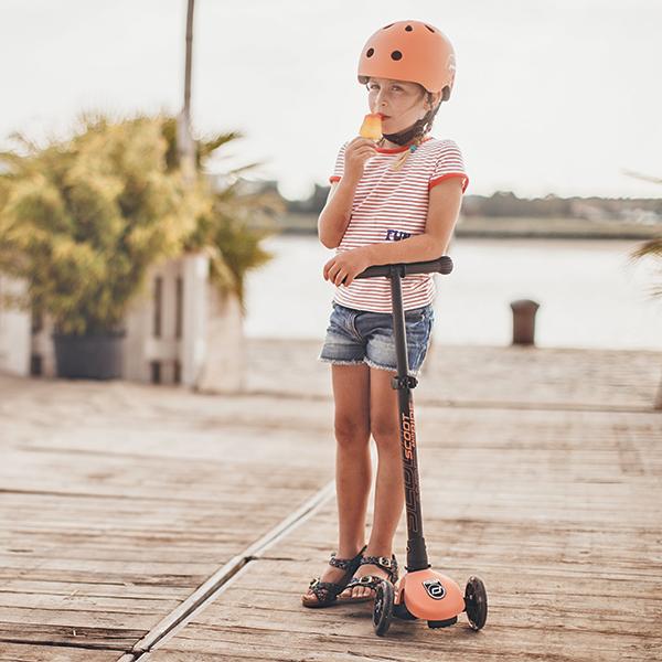 Scooter Highwaykick 3 LED - Peach | Scoot and Ride