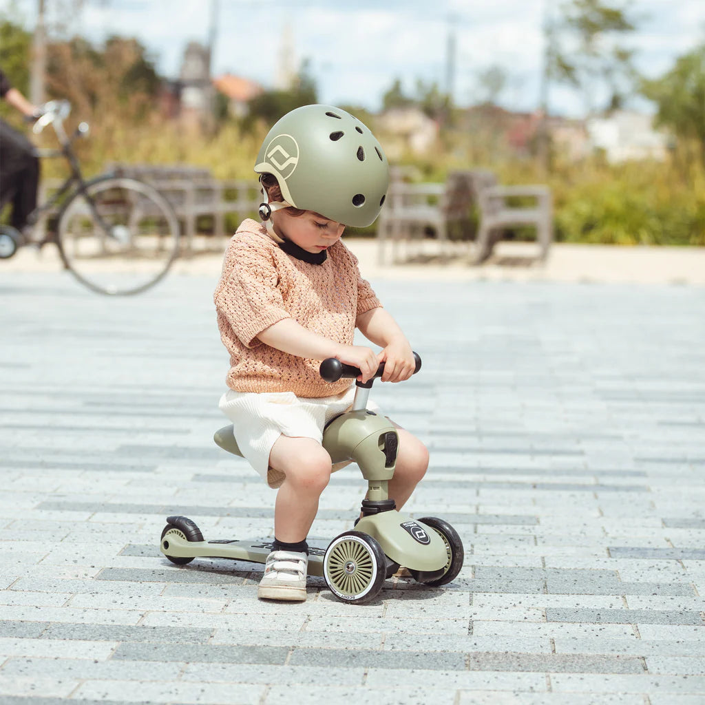 Scooter 2 en 1 Highwaykick 1 - Olive | Scoot and Ride