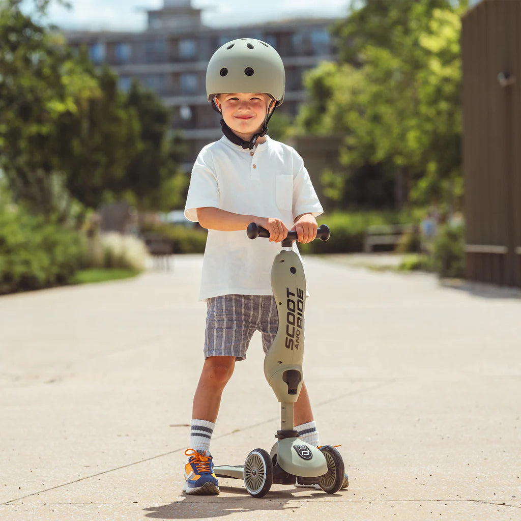Scooter 2 en 1 Highwaykick 1 - Olive | Scoot and Ride
