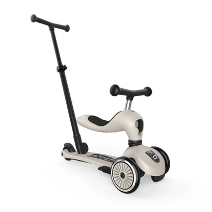 Scooter 2 en 1 Highwaykick 1 Push and Go - Ash | Scoot and Ride