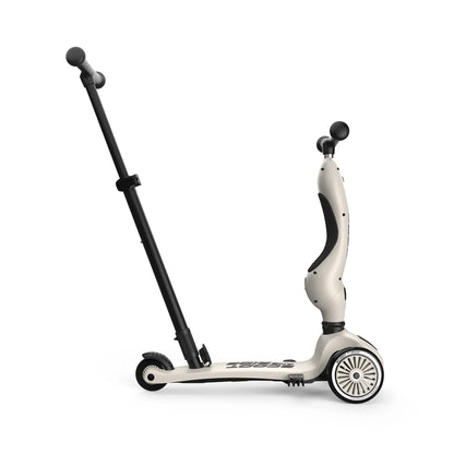 Scooter 2 en 1 Highwaykick 1 Push and Go - Ash | Scoot and Ride