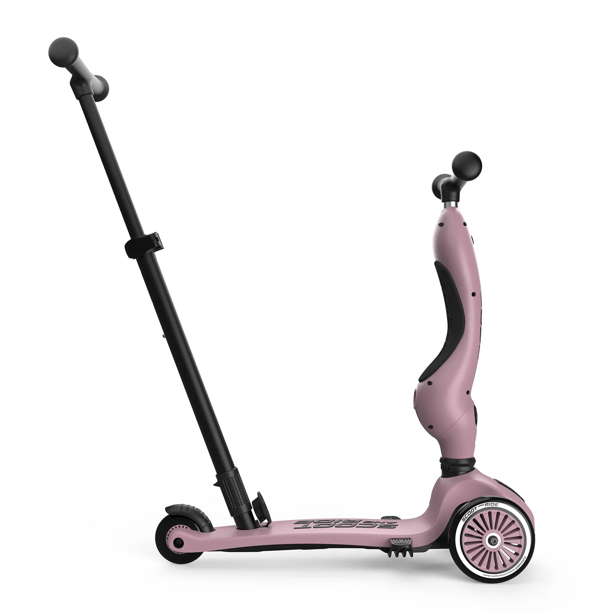 Scooter 2 en 1 Highwaykick 1 Push and Go - Wildberry | Scoot and Ride