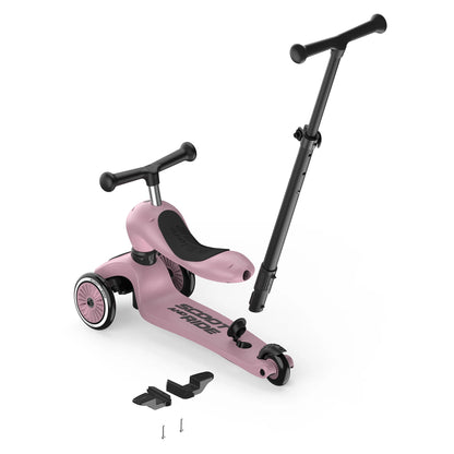 Scooter 2 en 1 Highwaykick 1 Push and Go - Wildberry | Scoot and Ride