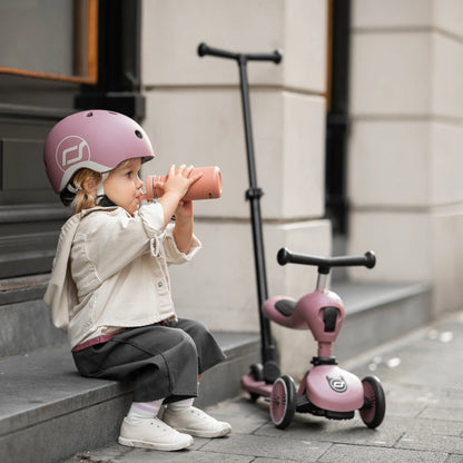 Scooter 2 en 1 Highwaykick 1 Push and Go - Wildberry | Scoot and Ride