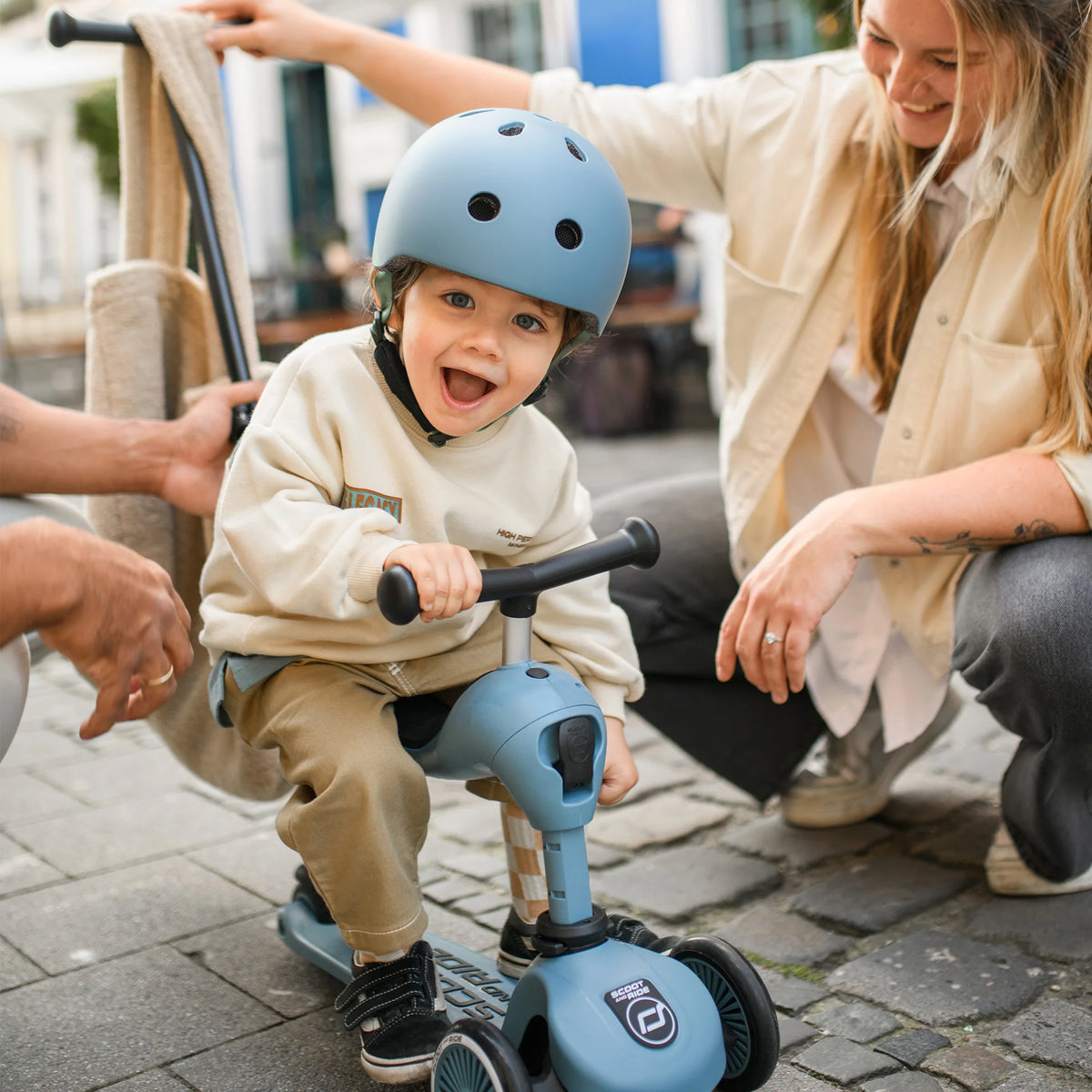 Scooter 2 en 1 Highwaykick 1 Push and Go - Steel | Scoot and Ride