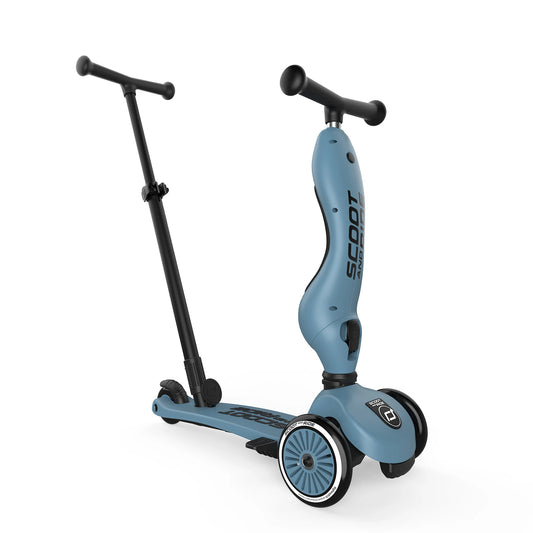 Scooter 2 en 1 Highwaykick 1 Push and Go - Steel | Scoot and Ride