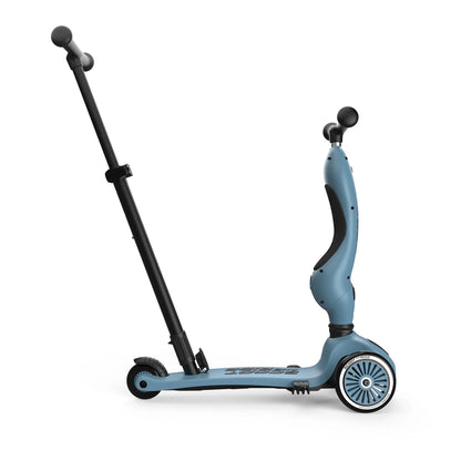 Scooter 2 en 1 Highwaykick 1 Push and Go - Steel | Scoot and Ride