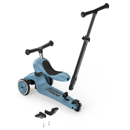 Scooter 2 en 1 Highwaykick 1 Push and Go - Steel | Scoot and Ride