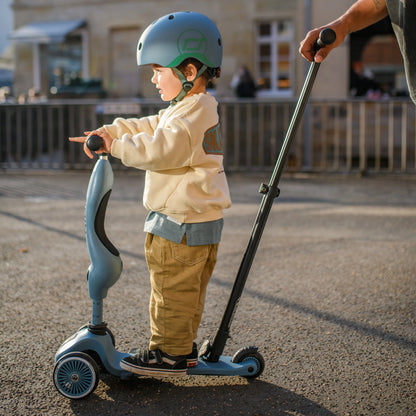 Scooter 2 en 1 Highwaykick 1 Push and Go - Steel | Scoot and Ride
