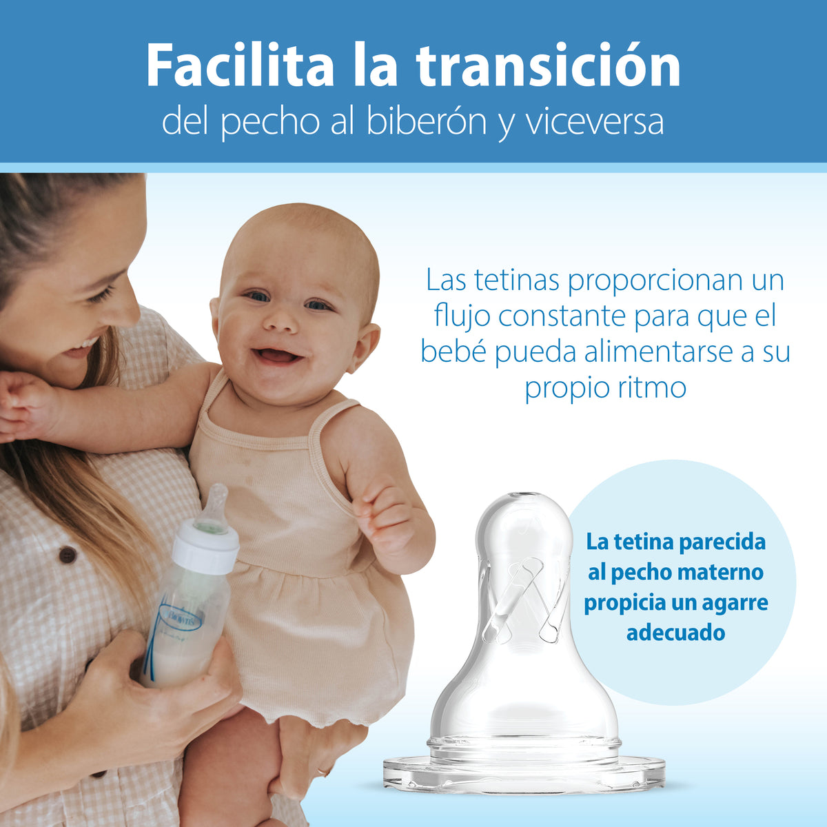 Mamadera de Vidrio Anticólicos - 120ml | Dr. Brown's