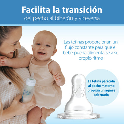 Mamadera de Vidrio Anticólicos - 120ml | Dr. Brown's