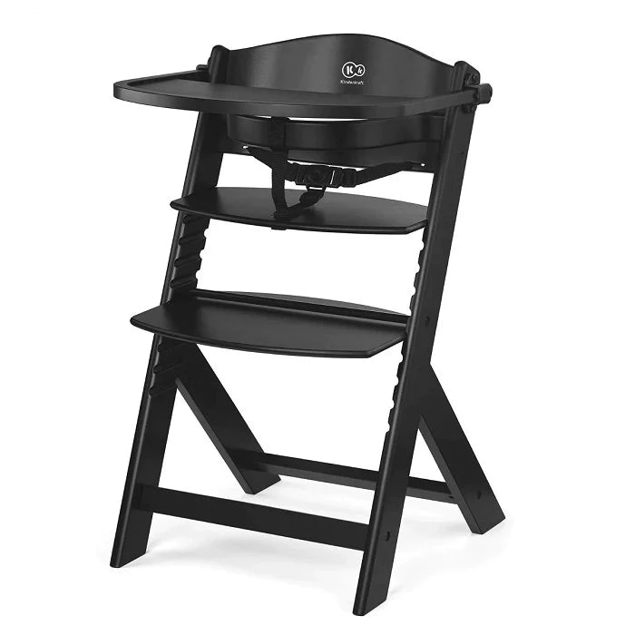 Silla de Comer Evolutiva Enock - Negro | Kinderkraft