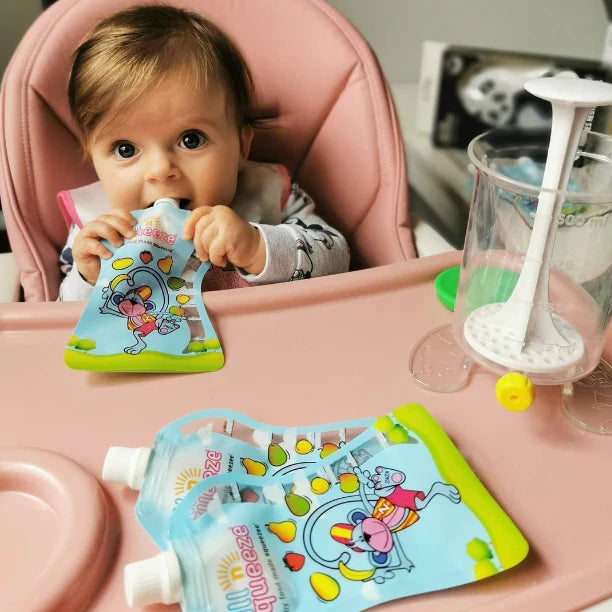 Bolsas de Almacenamiento Reutilizables Pouches (10 Unidades) | Fill n Squeeze
