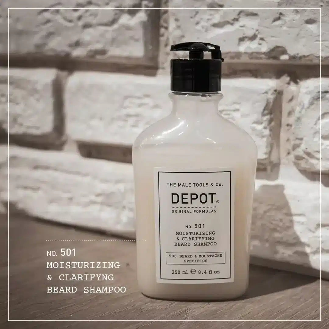 Depot No. 501 Moisturizing & Clarifying Beard Shampoo 250ml