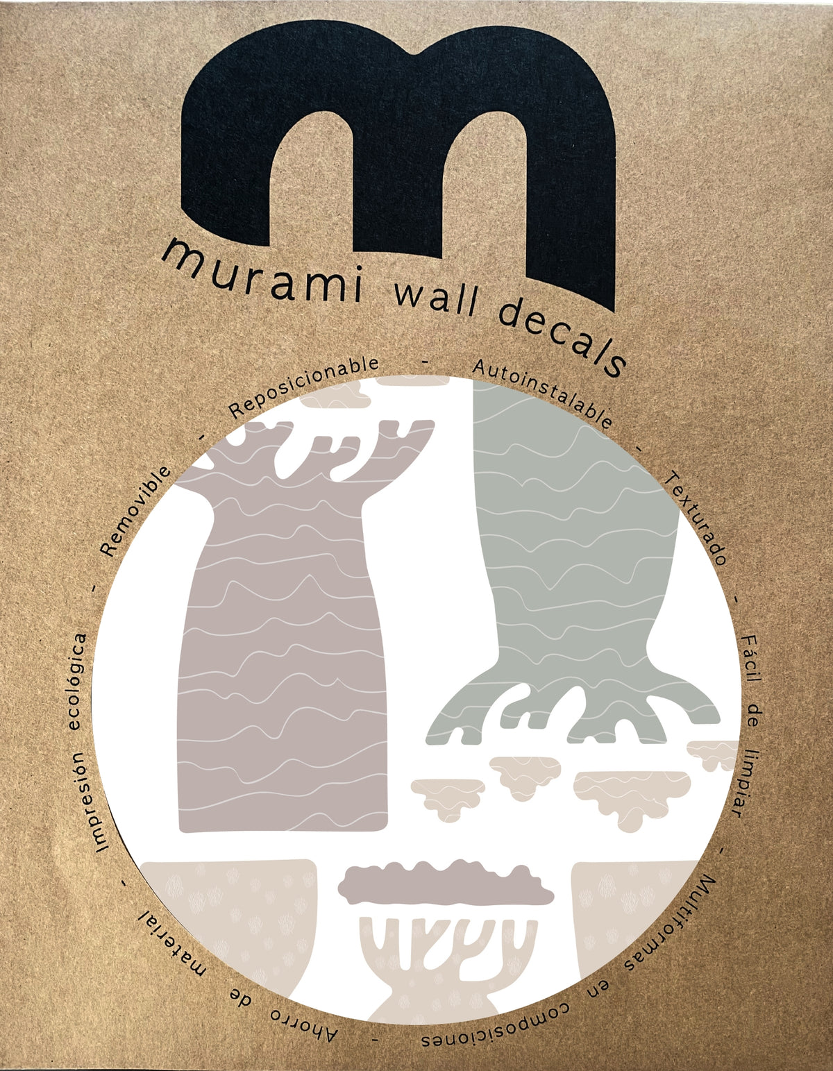 Stickers Decorativos Para Muros - Baobab Taupe | Murami