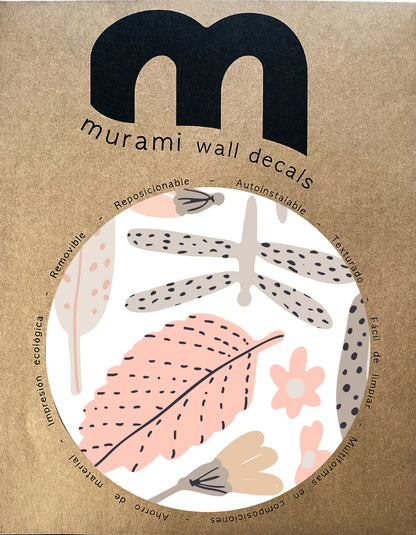 Stickers Decorativos Para Muros - Flor Puntillismo | Murami