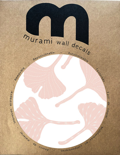 Stickers Decorativos Para Muros - Gingko Rosa | Murami