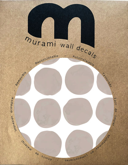 Stickers Decorativos Para Muros - Lunares Taupe | Murami