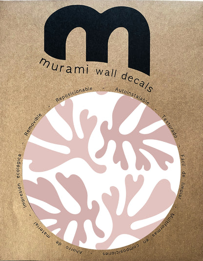 Stickers Decorativos Para Muros - Hoja Monstera Rosa | Murami