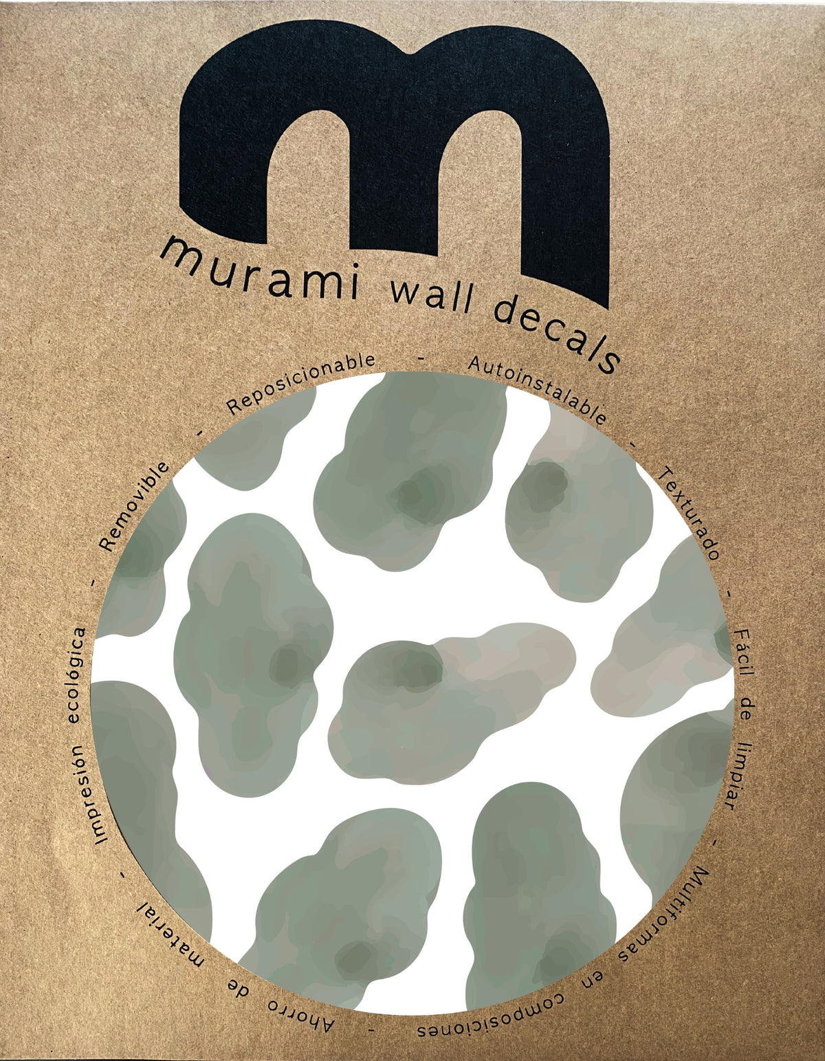 Stickers Decorativos Para Muros - Nubes Verde | Murami