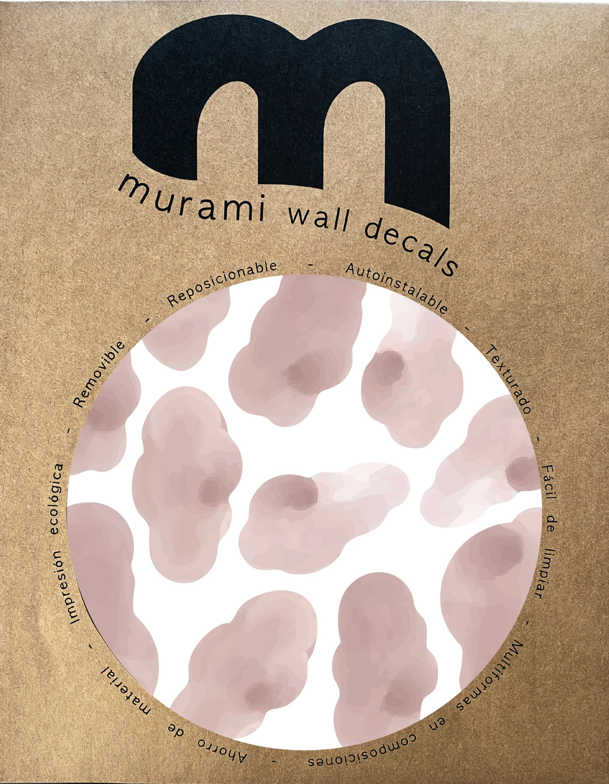 Stickers Decorativos Para Muros - Nubes Rosa | Murami