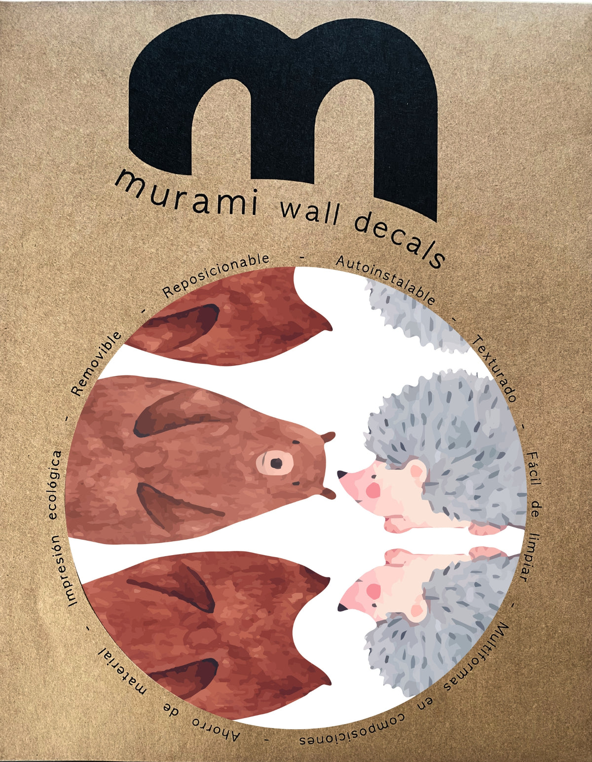 Stickers Decorativos Para Muros - Oso | Murami