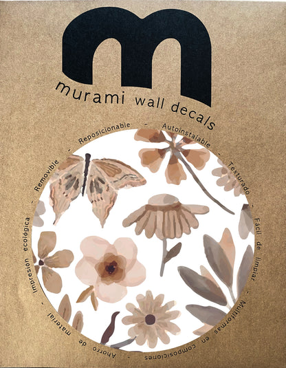 Stickers Decorativos Para Muros - Primrose Multicolor | Murami