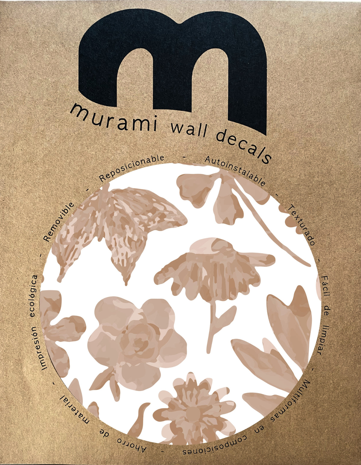 Stickers Decorativos Para Muros - Primrose Beige | Murami