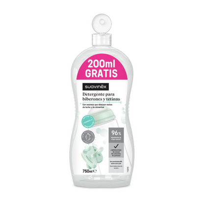Detergente Líquido Para Tetinas y Mamaderas - 750ml | Suavinex