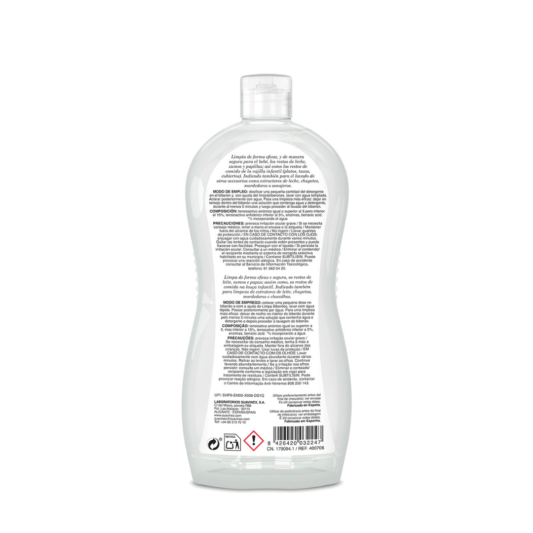 Detergente Líquido Para Tetinas y Mamaderas - 750ml | Suavinex