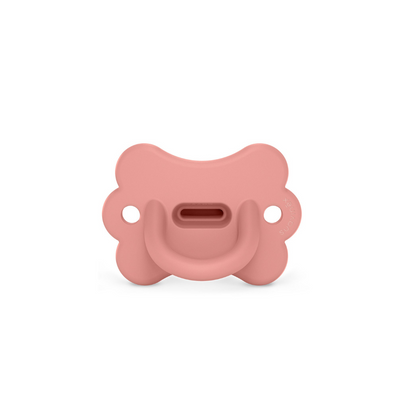 Chupete Todo Silicona Butterfly - Tetina Fisiológica Sx Pro - Peach Pink | Suavinex