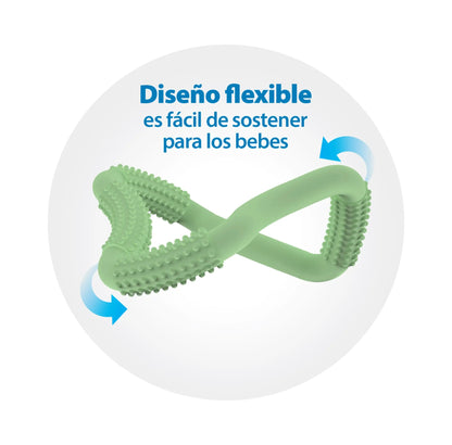 Mordedor Flexible - Forma de “A” Verde | Dr. Brown's