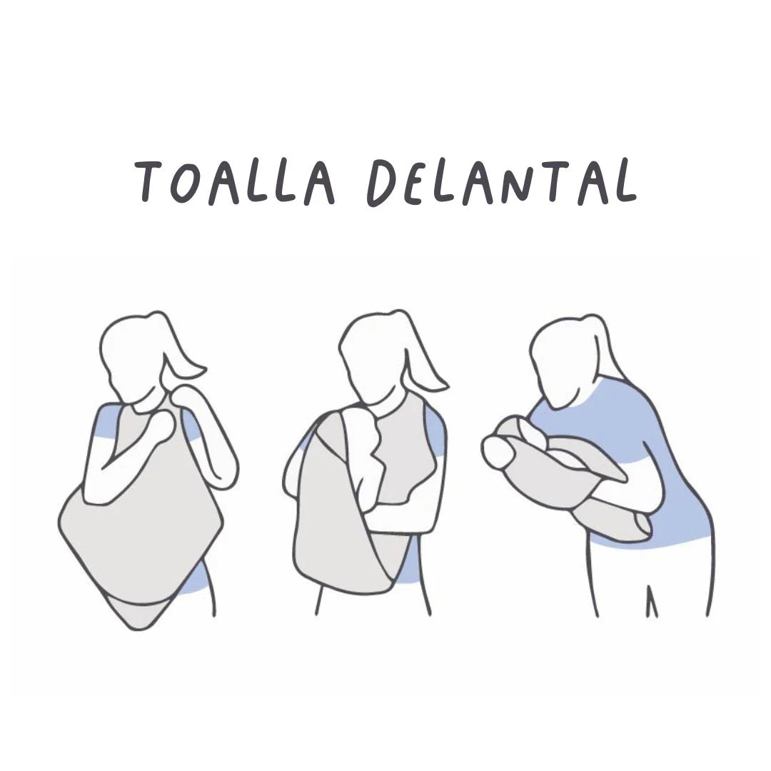 Toalla Delantal - Plumas | Algodones