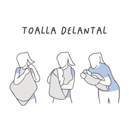 Toalla Delantal - Plumas | Algodones