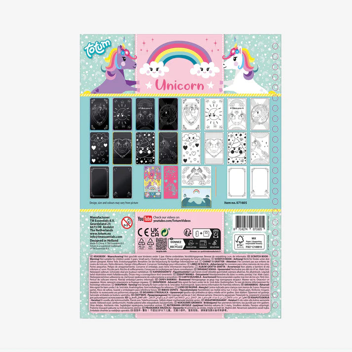 Scratchbook - Unicornio | Totum