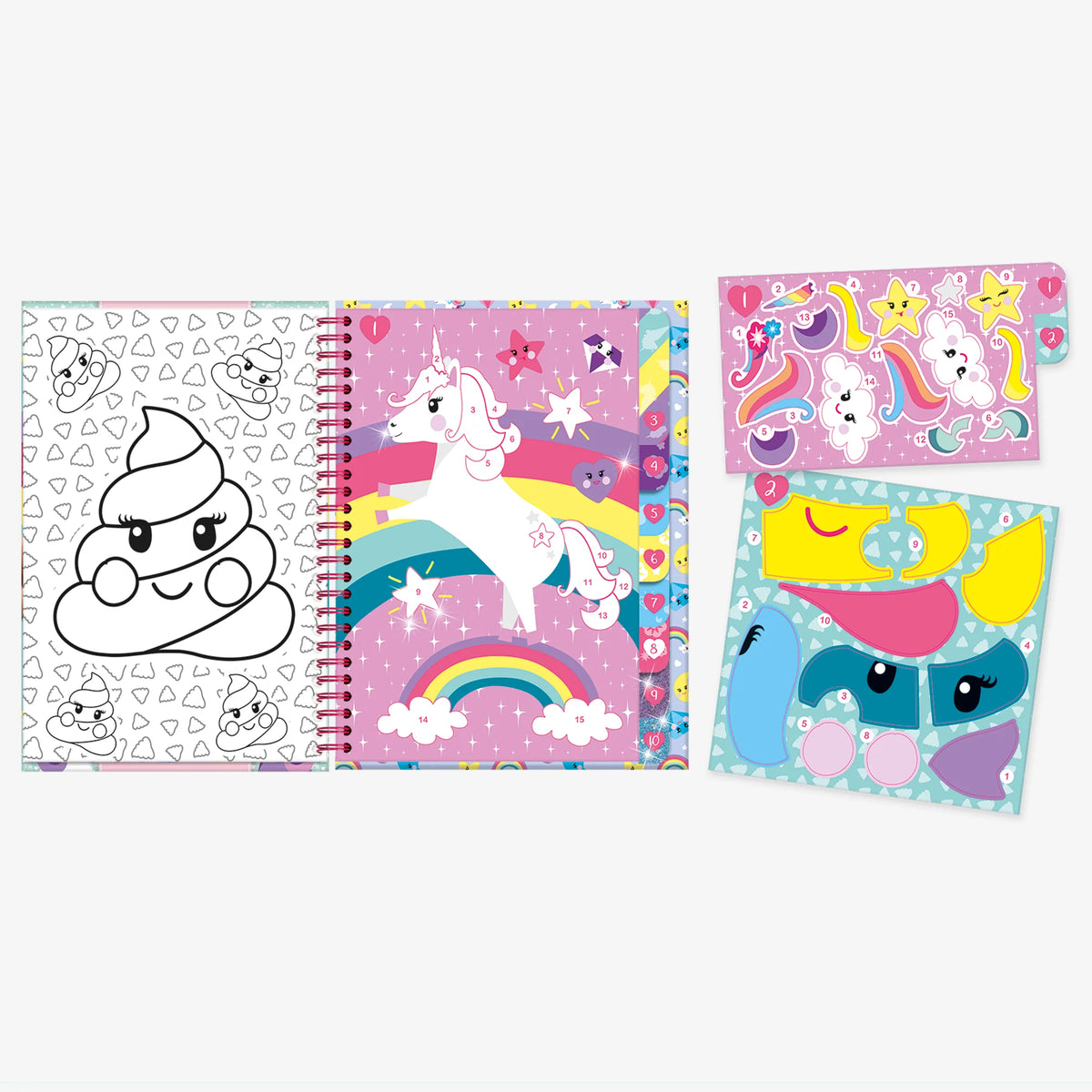 Sticker por Números - Unicornio | Totum