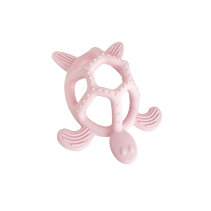 Mordedor de Silicona Tortuga - Rosado | The Baby Nation